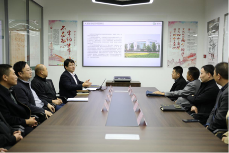 公司党委书记、董事长马云虎到龙之家科技有限公司开展专题调研