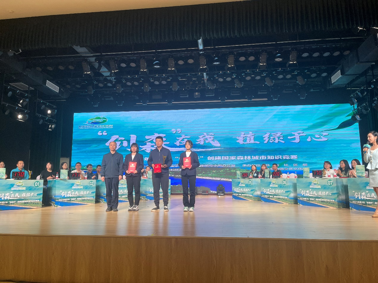 豪运国际控股在顺义区创开国家森林都会知识竞赛中荣获一等奖